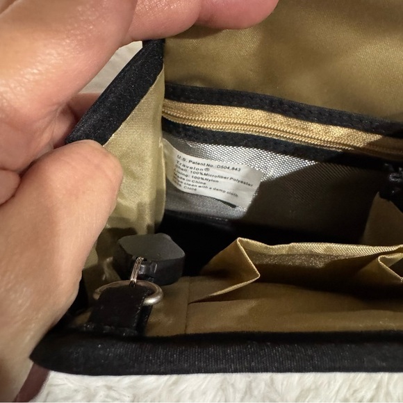 TRAVELON Black Mini Crossbody Wallet - Picture 5 of 10